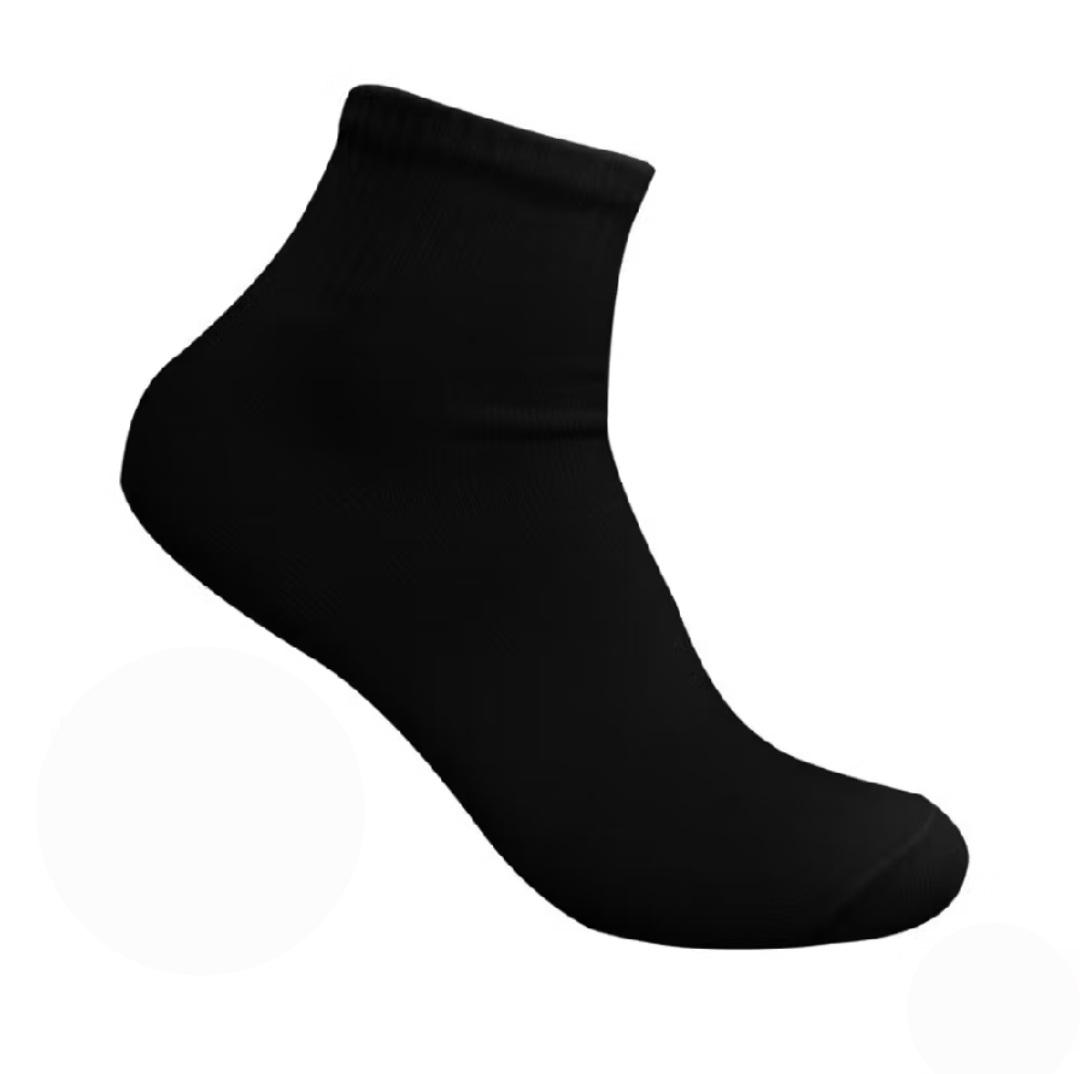 kaos kaki pendek polos hitam